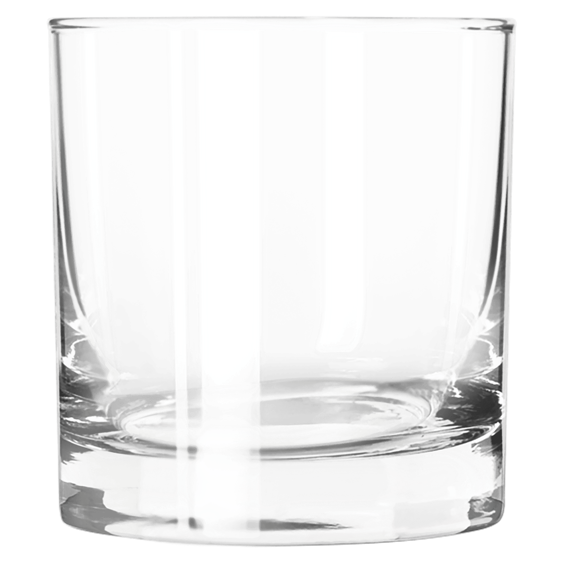 11 oz. Heavy Base Finedge Rocks Glass - Laser Etched
