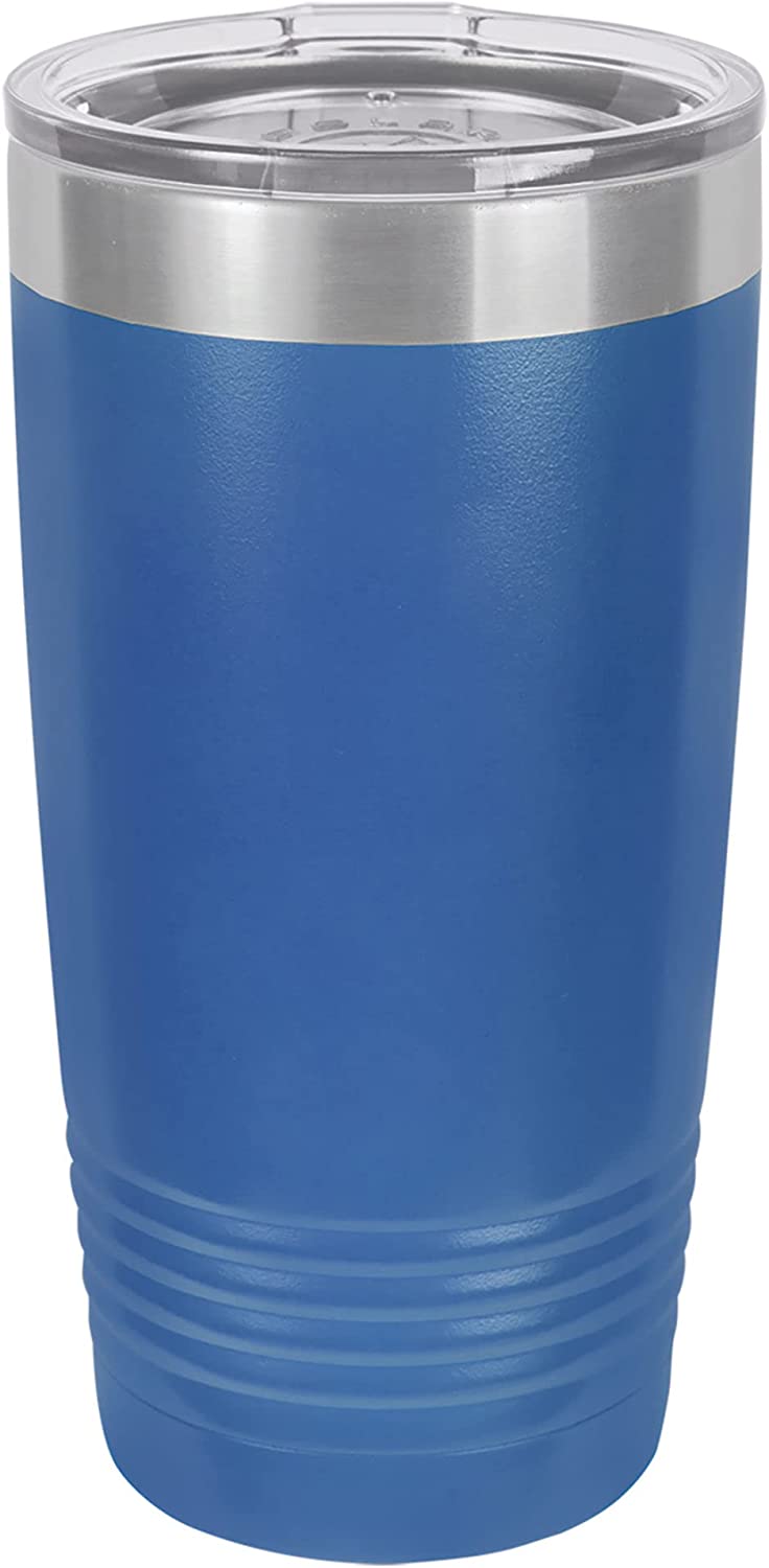 Built Double Wall Stainless Steel Vacuum Insulated Tumbler, 20 oz, Blue