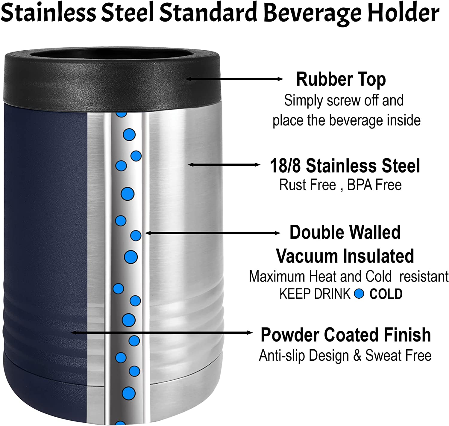 Steel Can Cooler (12 Oz.)