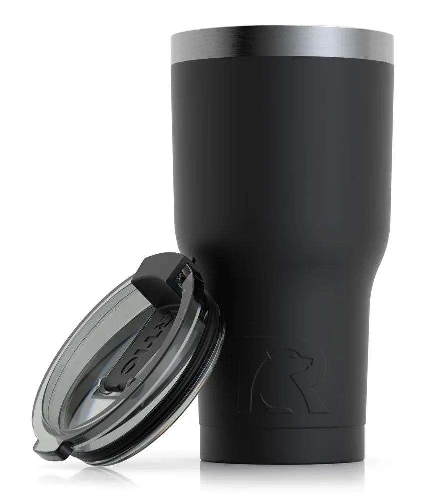 RTIC Coffee Mug with Handle, 12oz, Orange, Portable Travel Thermal