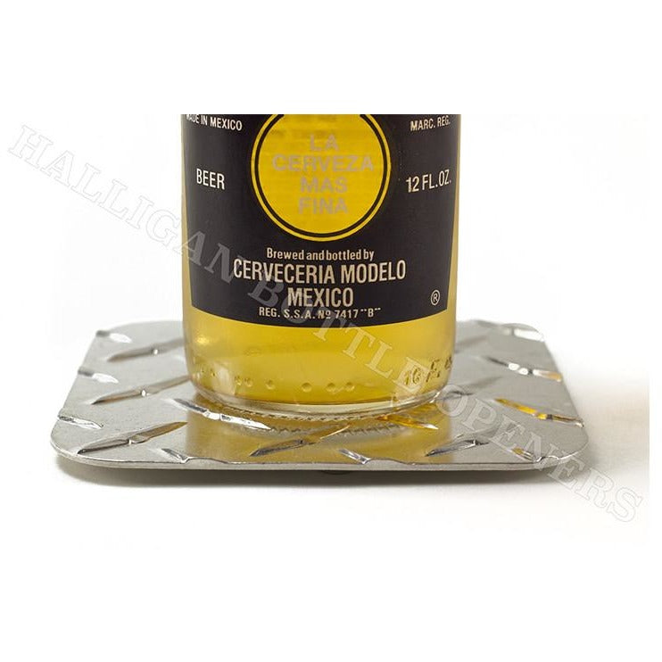 Square Diamond Plate Coasters (Set of 4)